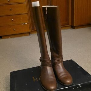 RLL Brown Knee-High Leather Boots
